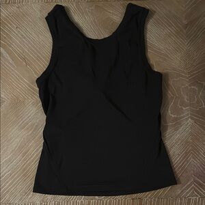 Lululemon Athletica Black Fitted Sleeveless Tank Top